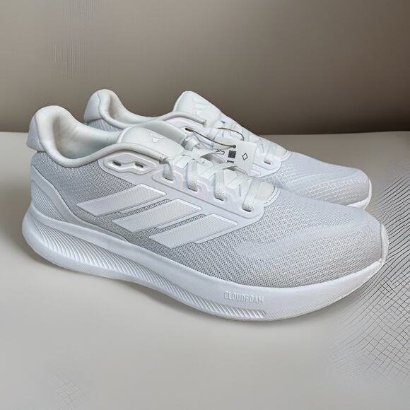 Adidas Women's Runfalcon 5 Running Shoes IH7760 Size 9.5 White Walking Jogging - Picture 1 of 7